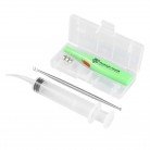 Tonsil Stone Remover Tool LED Light Earpick Stainless Steel Earwax Remover With 3 Tips Irrigator Clean