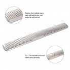 Stainless Steel Hair Comb Professional Hair Salon Hairdressing Steel Comb Hair Cutting Metal Comb Silver