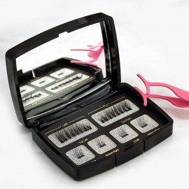 Women 6 Pcs Magnetic Eyelashes Set