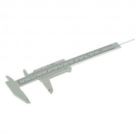 1pc Plastic Caliper Eyebrow Measuring Ruler Double Scale Sliding Gauge Ruler for Eyebrow Permanent Makeup