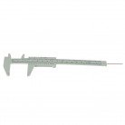 1pc Plastic Caliper Eyebrow Measuring Ruler Double Scale Sliding Gauge Ruler for Eyebrow Permanent Makeup