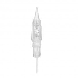 30Pcs Eyebrow Tattoo Needle With Cap Disposable Sterilized Tattoo Needle for Tattoo Pen Machine Microblading Pen For Eyebrows Lip Tattooing