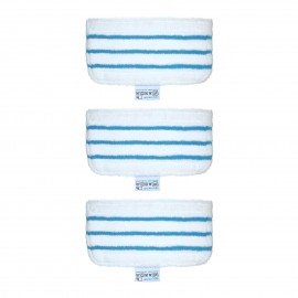 3 Pack Mop Pads Replacement for Black + Decker Steam Mop FSM1610/ FSM1630 Washable Mopping Pad Accessories