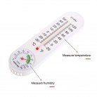 Indoor Vertical Thermometer Hygrometer Wall-mounted Household Greenhouse Temperature and Humidity Meter for Room Temp