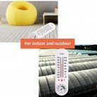 Indoor Vertical Thermometer Hygrometer Wall-mounted Household Greenhouse Temperature and Humidity Meter for Room Temp