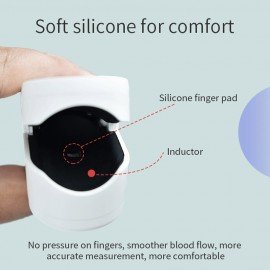 Household Finger O-ximeter Pulse Rate Perfusion Index SPO2 Blood-oxygen Data Measurement OLED Display with Automatic Shutdown Function