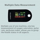 Household Finger O-ximeter Pulse Rate Perfusion Index SPO2 Blood-oxygen Data Measurement OLED Display with Automatic Shutdown Function