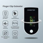 Household Finger O-ximeter Pulse Rate Perfusion Index SPO2 Blood-oxygen Data Measurement OLED Display with Automatic Shutdown Function