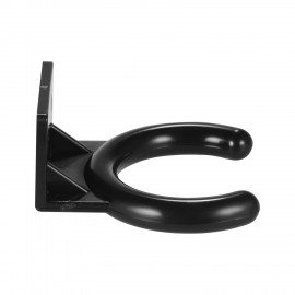 Wireless Microphone Hanger Mic Wall Mount Holder Hook Clamp Plastic Material Black