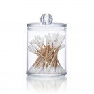 Two-layer Cotton Pads Container Storage Box Case Cosmetics Organizer