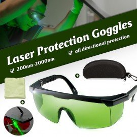 Laser Protection Goggles 200nm-2000nm Laser Safety Glasses OD4+ Stylish Protective Glasses