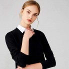 Women's Detachable Collar - Stylish Collar Tops, Cotton Half Shirt Blouse, Faux Collar Shirt, Elegant Collar Blouse