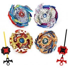 Bey Battle Gyro Burst Battle Evolution Metal Fusion Attack Set with 4D Launcher Grip and Arena