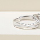 Sterling Silver Prince And Rose Couple Ring