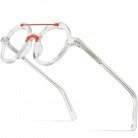 Men's And Women's Fashionable Personalised Round Panel Glasses Frames