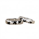 925 Sterling Silver Puzzle Couple Ring Design
