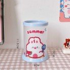 Transparent Circular Folding Pen Holder Cute Ins Creative Diy