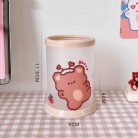 Transparent Circular Folding Pen Holder Cute Ins Creative Diy