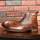 Men's Business English Style Leather Boots