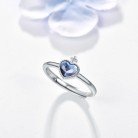 Heart Of Faith Ring for Women 925 Sterling Silver Crystal Heart Ring