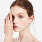 Moonstone Ring 925 Sterling Silver Rainbow Heart Moonstone Hugging Hands Ring Moonstone Jewellery For Women Mother Girlfriend Girls