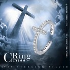 Cross Zirconia Ring