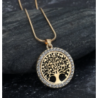 Asgard Crafted Celtic Tree Of Life Ladies Pendant With Cubic Zirconia