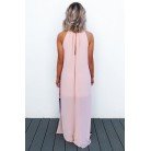 Sexy Four-sided Stretch Digital Printing Loose Strap Multi-color Dress