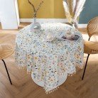 Cotton Literary Nordic Tassel Table Cloth Japanese Style