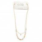 Women's Pearl Moss Code Necklace