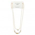 Women's Pearl Moss Code Necklace