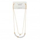 Women's Pearl Moss Code Necklace