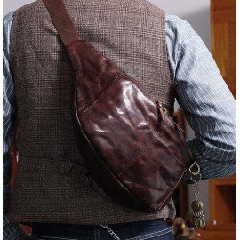 Leather Vintage Plant-tanned Cow Leather Crossbody Bag