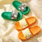 Men's And Women's Cartoon Cute Non-slip Wearable Thick Bottom Slippers