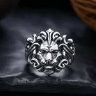 Aggressive Lion Head Vintage Fashion Ring