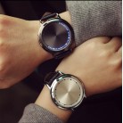 Foreign Trade Horse Running Light Fashion Simple New Men's Creative Electronic Watch Personality Cool LED Teenagers Concept Watch