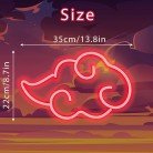LED Neon Auspicious Cloud Shaped Night Light
