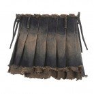 Retro Vintage Blue Hot Girl Low Waist Slim A-line Skirt