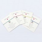 DOG Blessing Card Bracelet Infinity Wish Bracelet