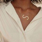 Fashion Simple English Character Necklace