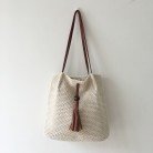 Sen Style Retro Art Wool Shoulder Bag