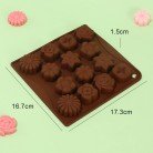 Floral Chocolate Moulds For Baking Easy Release And High Temperature Resistance