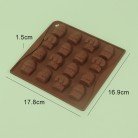 Floral Chocolate Moulds For Baking Easy Release And High Temperature Resistance
