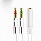 Computer Headphone Adapter Audio Cable Two-in-one Connector