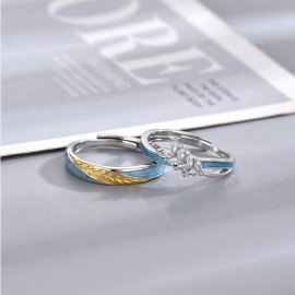 Men's And Women's Fashion Adjustable Wheat Ring