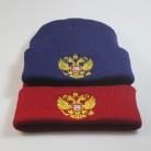 National Emblem Embroidered Knitted Pullover Cap