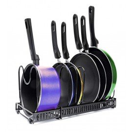 Retractable Multi-layer Folding Wrought Iron Multifunctional Storage Rack