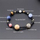 Men's And Women's Fashionable Natural Stone Stretch Sun Bracelet