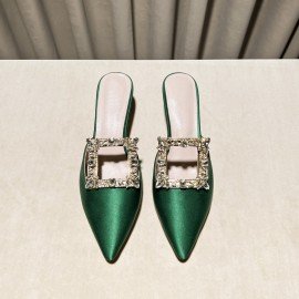 Women's Medium-heeled Shallow Toe Shoes