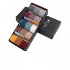 Cotton Medium Tube Classic Plaid Socks For Men